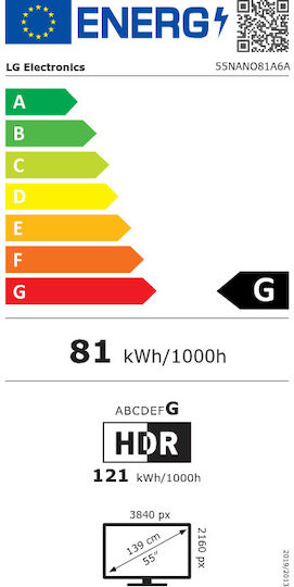 LG 55NANO81A6A 6 LG Smart Τηλεόραση 55" 4K UHD LED NanoCell AI NANO81 HDR (2025) 55NANO81A6A - Image 2