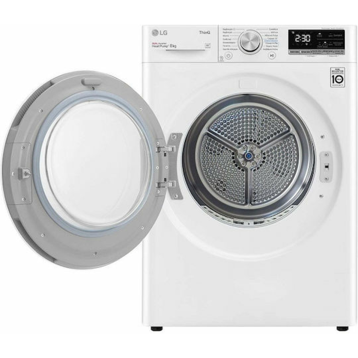 LG RH80V9AVHN Στεγνωτήριο 8kg A+++ με Αντλία Θερμότητας - Image 9