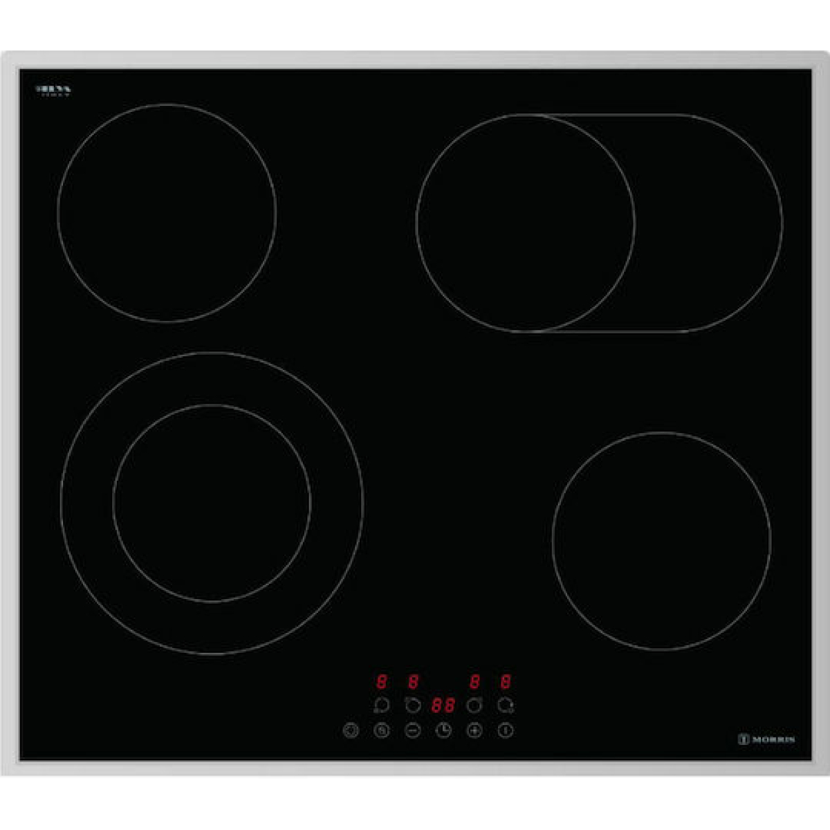 Morris Κεραμική Εστία με Πλαίσιο Αυτόνομη 56x49εκ. MVF-65396 - Image 1