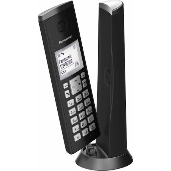 Panasonic Ασύρματο Τηλέφωνο με Ελληνικό Μενού Μαύρο KX-TGK210GRB