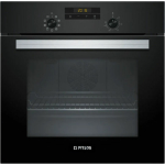Pitsos Φούρνος Εντοιχιζόμενος 66lt Π59.4εκ. Μαύρος PH12M41B0