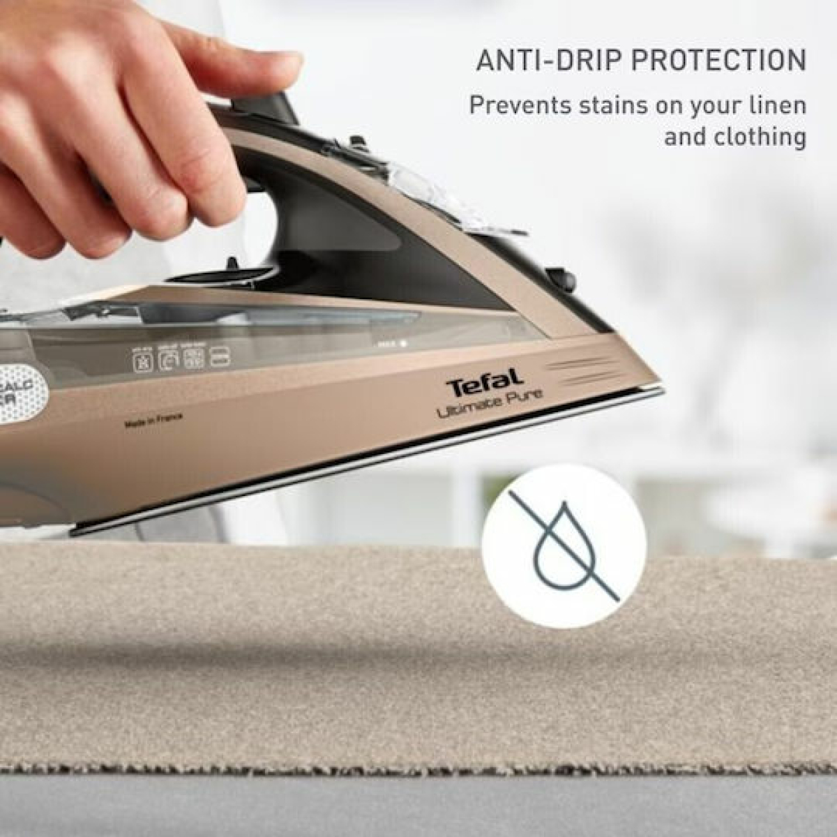 Tefal Ultimate Pure Σίδερο Ατμού 3200W με Συνεχόμενη Παροχή Ατμού 60gr/min FV9852 - Image 5