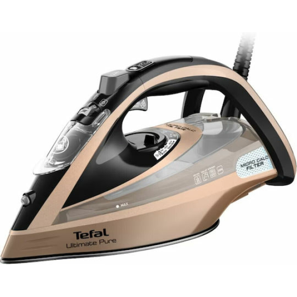 Tefal Ultimate Pure Σίδερο Ατμού 3200W με Συνεχόμενη Παροχή Ατμού 60gr/min FV9852