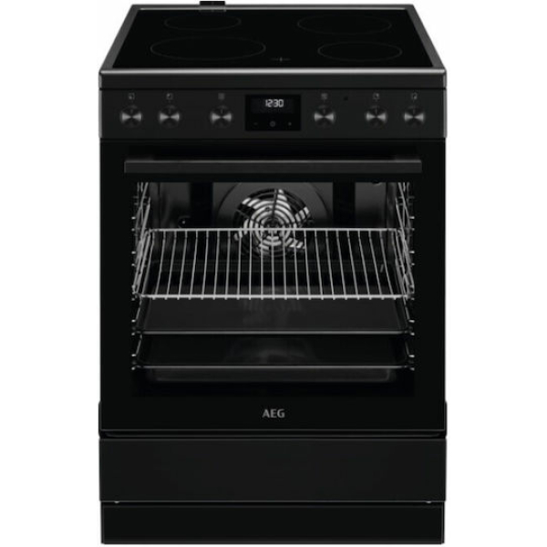 AEG 5000 Surroundcook Κουζίνα 73lt με Κεραμικές Εστίες Π60εκ. Μαύρη CCB6441NBB