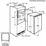 Electrolux Εντοιχιζόμενο Mini Bar 124lt Υ87.3xΠ54.8xΒ54.9εκ. Λευκό LFB2AE88S1 - Image 4