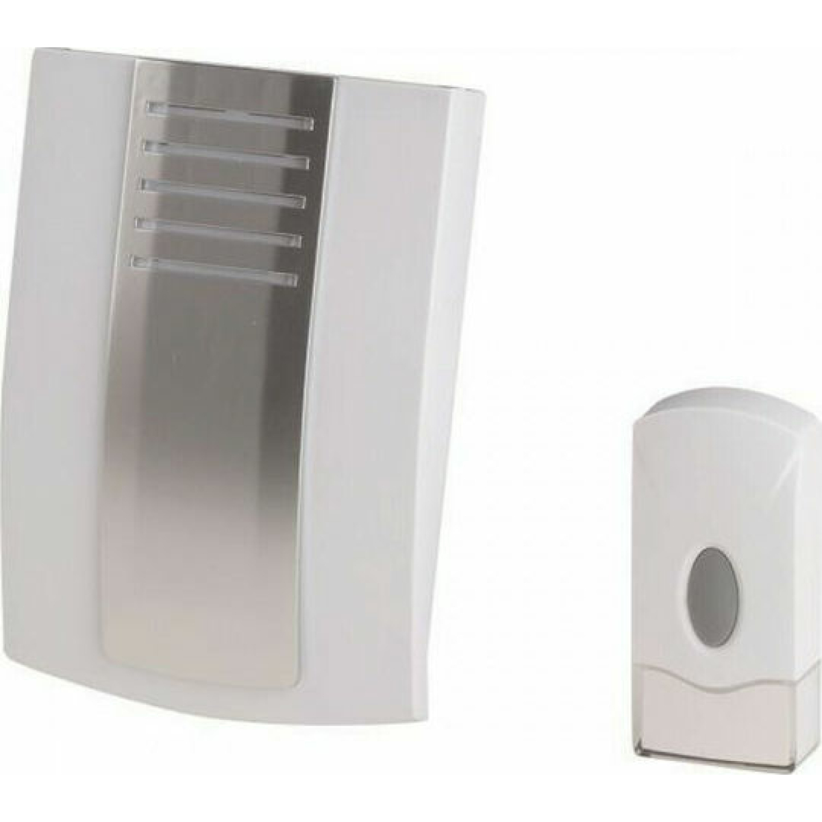 Eurolamp Ασύρματο Κουδούνι Πόρτας Wi-Fi Ασημί (147-32020) - Image 1
