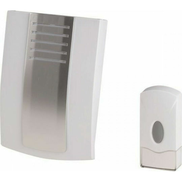 Eurolamp Ασύρματο Κουδούνι Πόρτας Wi-Fi Ασημί (147-32020)