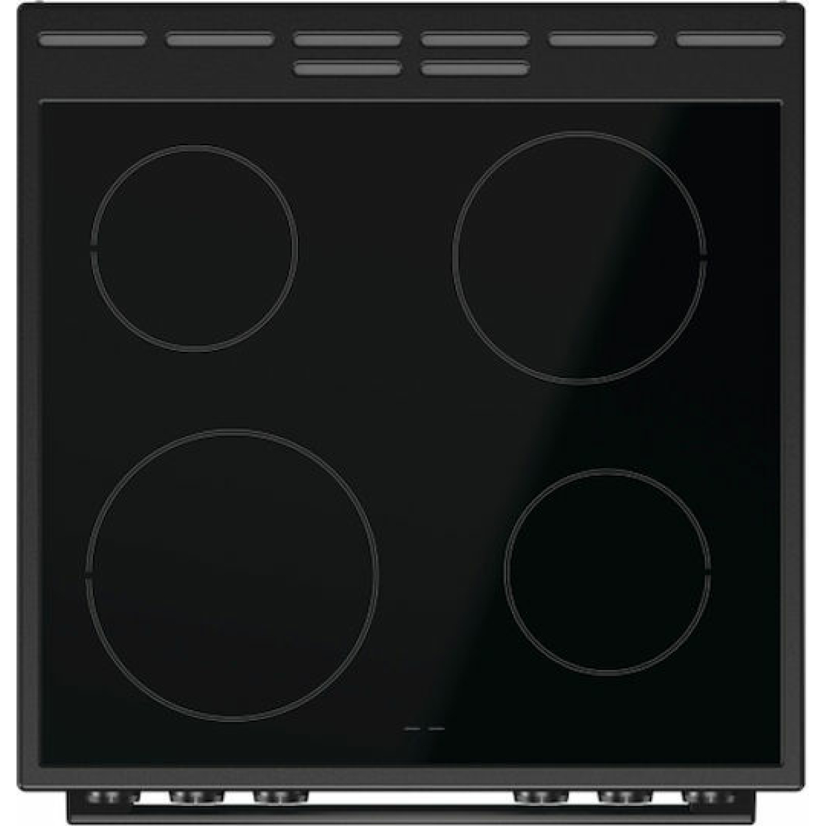 Gorenje Κουζίνα 71lt με Κεραμικές Εστίες Π60εκ. Μαύρη GEC6C40BG - Image 2