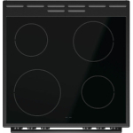 Gorenje Κουζίνα 71lt με Κεραμικές Εστίες Π60εκ. Μαύρη GEC6C40BG - Image 2