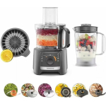 Kenwood Multipro Compact Πολυμίξερ 800W με Κάδο 2.1lt και Κανάτα Μπλέντερ Γκρι FDP31.360GY - Image 2