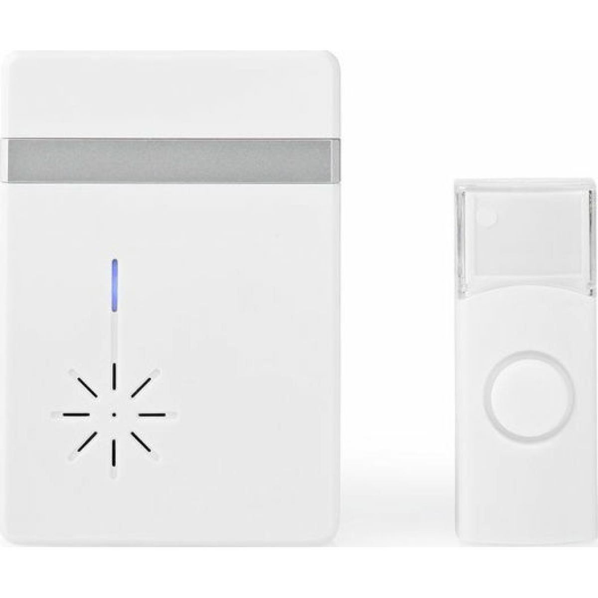 Nedis Ασύρματο Κουδούνι Πόρτας Wi-Fi έως 80dB DOORB212WT Λευκό - Image 1