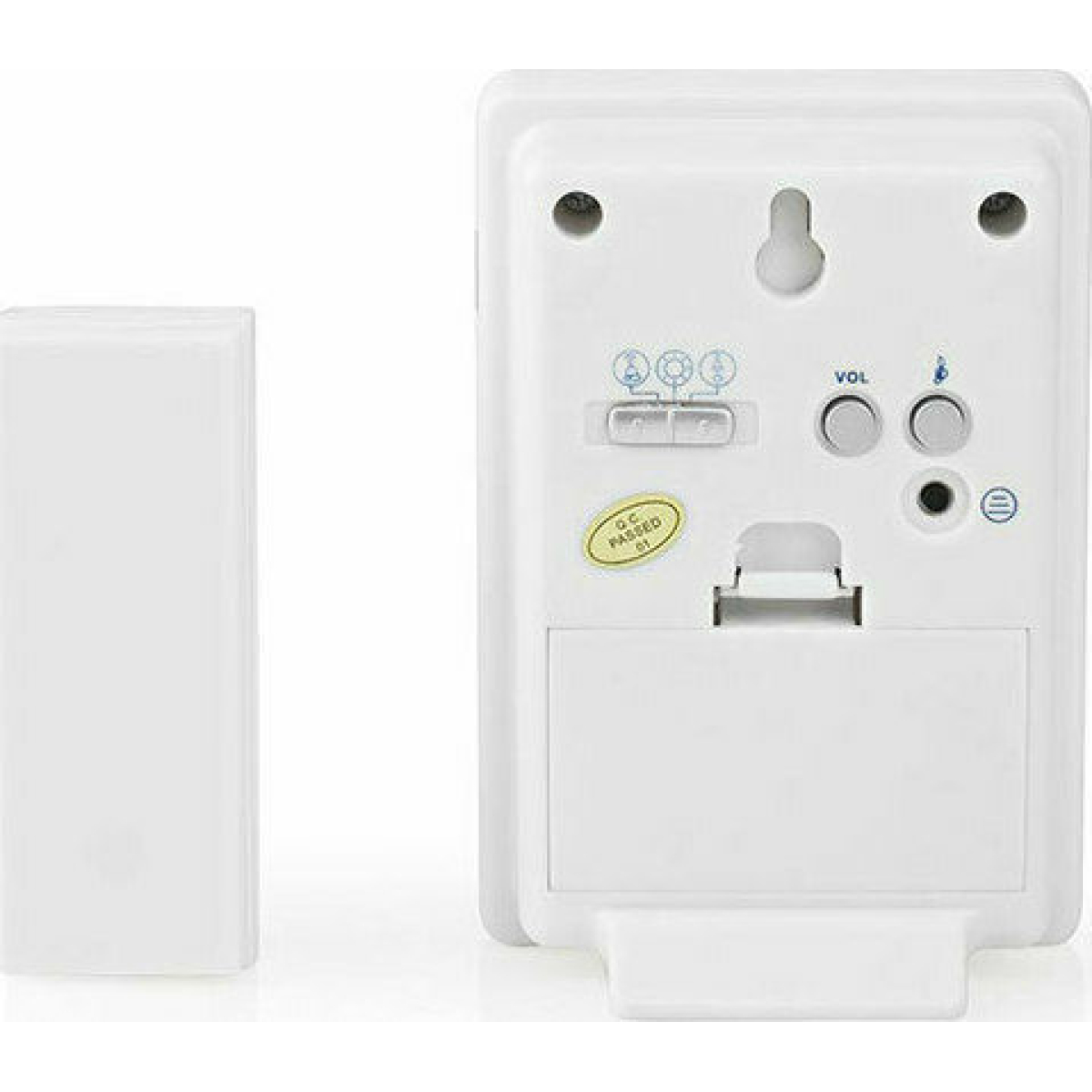 Nedis Ασύρματο Κουδούνι Πόρτας Wi-Fi έως 80dB DOORB212WT Λευκό - Image 4