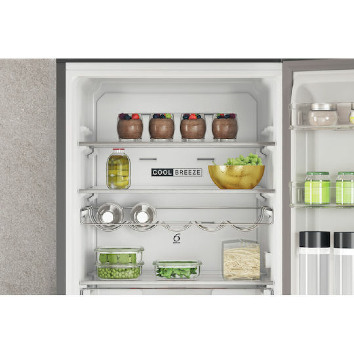 Whirlpool Ψυγειοκαταψύκτης 335lt Total NoFrost Υ191.2xΠ59.6xΒ67.8εκ. Inox W7X82OOXH - Image 3