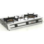 Thermogatz KS-3 3B-03SRB Επιτραπέζια Εστία Υγραερίου Τριπλή Inox