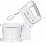 Bosch Μίξερ με Πλαστικό Κάδο 1.5lt Λευκό 450W MFQ36460 - Image 4