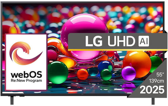 lg 55UA74003LB LG Smart Τηλεόραση 55" 4K UHD LED 55UA74003LB HDR (2025) 55UA74003LB - Image 1