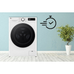 LG Πλυντήριο Ρούχων 13kg με Τεχνολογία Ατμού 1400 Στροφών TurboWash F4R5013TSWW - Image 2