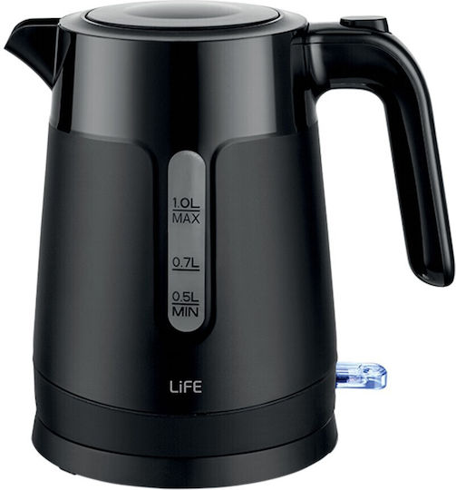 life 221-0420 Life Element Βραστήρας 1lt 1500W Μαύρος (221-0420) - Image 1