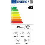 United Πλυντήριο Ρούχων 9kg 1400 Στροφών UWM-9145BS - Image 2